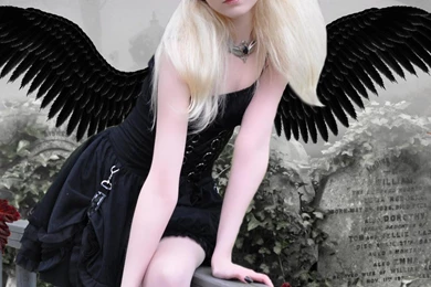 ANGEL OF GOTHIC WALLPAPER (