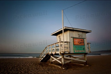 Design Your Own Custom Removable Wallpaper. Image: Lifeguard Tower ...
