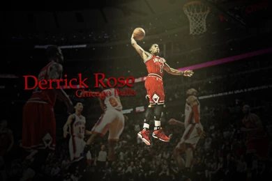 Derrick Rose Dunk Wallpaper.
