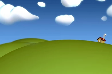 Desktop Wallpapers · Gallery · HD Notebook · House Hill 1366x768 ...