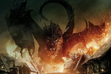 The Hobbit: The Battle Of The Five Armies 2014 Dragon Wallpapers
