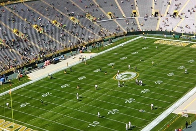 Lambeau Field, Section 737S, Row 12, Seat 1, Home Of Green Bay Packers