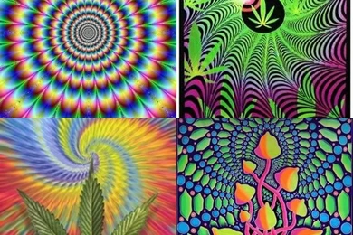 Trippy Weed Backgrounds