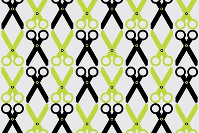 Black/Lime Scissors Wallpapers Audreyclayton Spoonflower