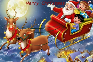 Christmas Day Santa Claus Christmas Wallpapers