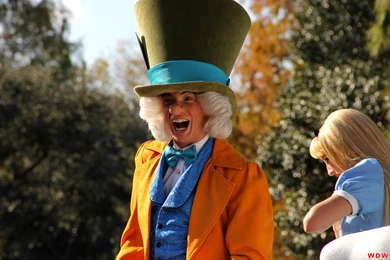 Celebrate A Dream Come True Parade: The Mad Hatter Having A Good Time!