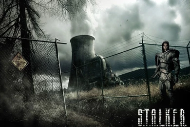 Outside Factory Action Rpg Games Wallpapers Image Featuring Stalker