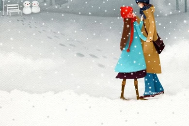 Sweet Lovers Beautiful Echi Illustration Wallpapers 4 Wallcoo.net