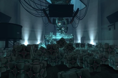 Companion Cube Glados Wallpapers (