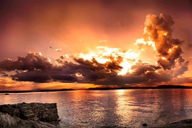 Sunset Skyline Wallpapers