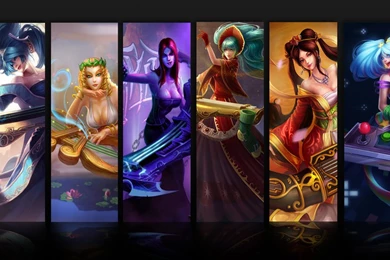 DeviantArt: More Like Sona Backgrounds Wallpapers 1024x1920 HD By ...