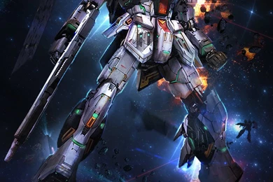 RX 93 ν Gundam The Gundam Wiki Wikia Desktop Background