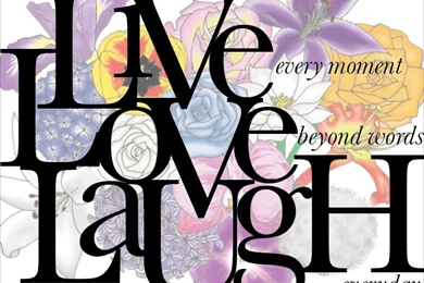 Live Laugh Love Wall Quote Free Download