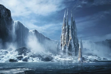 Gothic Fantasy Or Expiatory Temple: Surreal Art print, Poster ...