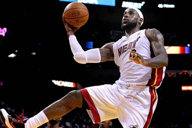 Lebron James Dunk Flight Miami Heat Lebron James (id: 158678 ...