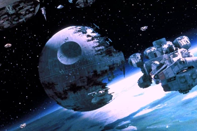 Death Star Interior Desktop Background