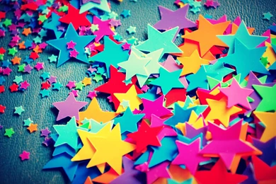 Large And Small, Five pointed Star, Colorful Of Colors Wallpapers ...