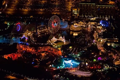 Disney Parks After Dark: Flying High Above Paradise Pier At Disney ...
