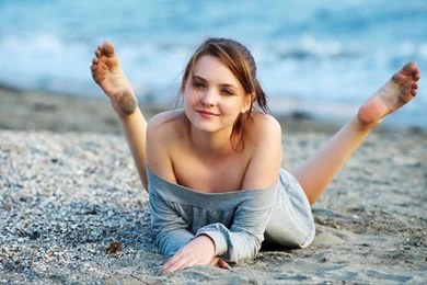 Romantic Seaside Girls Photography Desktop Wallpapers 3 ...