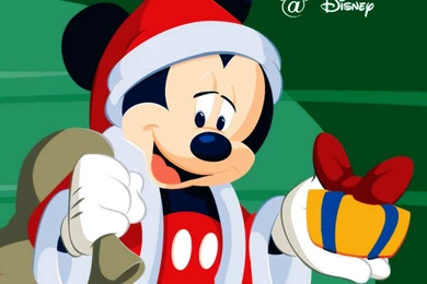 My Free Wallpapers Cartoons Wallpapers : Mickey Merry Christmas
