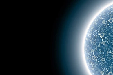 Abstract Blue Circles iPad Air Wallpapers Download