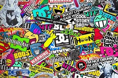 Stickerbomb IOs iPhone 6 Wallpapers By BrandONholsey On DeviantArt