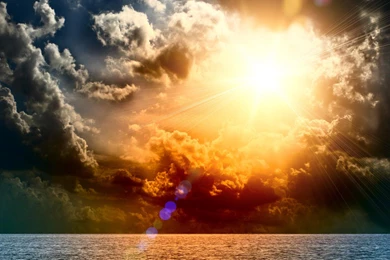 HEAVENLY SUNSHINE WALLPAPER (