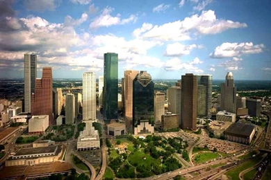 Houston Skyline Wallpaper.
