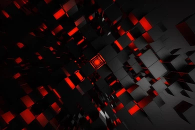 RED CUBE WALLPAPER (
