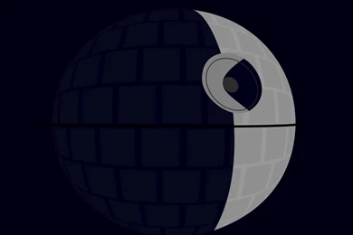 Death Star Star Wars Minimal Illustration iPhone 6 Plus HD ...