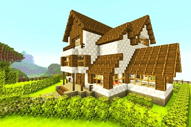 Minecraft House HD Wallpapers Download Desktop Background