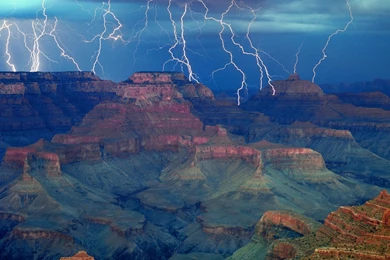 Download Backgrounds The Gathering Storm, Grand Canyon National ...