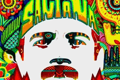 SANTANA Latin Rock Blues Chicano Hard Jazz Pop Poster Psychedelic ...