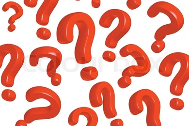 Red Question Mark On Wavy Backgrounds Stock Vector