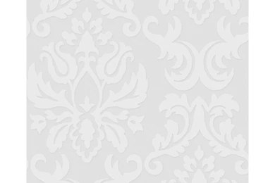 Graham & Brown Paintable Damask Wallpapers In White 17773