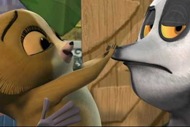 Los Pinguinos De Madagascar Rey Julien (voz De Mario Filio) "La ...