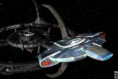 DEEP SPACE NINE Star Trek Futuristic Television Sci fi Spaceship ...
