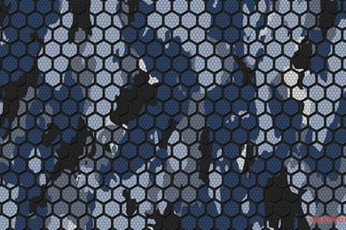 HEX Mesh Camo 01 Blue Decal Style Skin Fits Sony PS