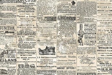 Vintage Newspaper Wallpapers Wallpapers