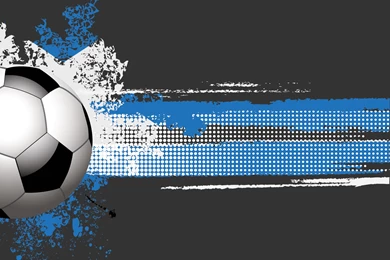Football Or Soccer Ball Powerpoint Templates Aqua / Cyan, Black ...