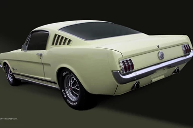 1965 Mustang GT 1920x1080 Wallpapers Yellow Fastback