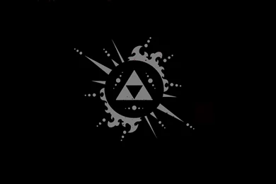 Wallpaper triforce zelda noir illuminati