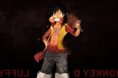 One Piece, Grunge, Meat, Monkey D. Luffy, Anime Wallpapers HD ...