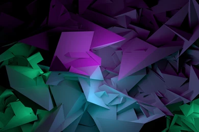 Download Wallpapers 3840x2160 Abstract, Shapes, Purple, Green 4K ...