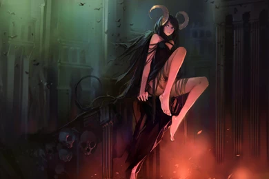 Anime Demon Girl Dark Horror Blood Black Wallpapers