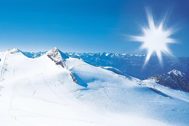 Beautiful Snowsacpe Of Alps Under Sunny Sky Alps Winter Vacation ...