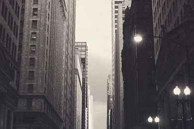 Chicago USA Black And White Streetview Android Wallpapers Free Download