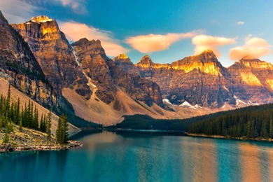 Moraine Lake Sunrise Wallpapers 2048x1152 667204
