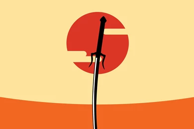 SuperHD.pics: Samurai Champloo Sun Drawings Katana Minimalistic ...