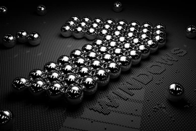 Computers, Windows 7, Metal, Balls, Microsoft, Silver, Marble ...